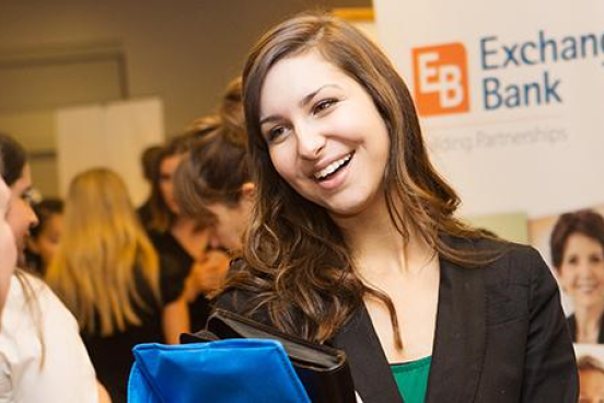 Career Expo Students talking